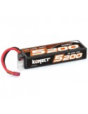 Batería Konect Lipo 5200mah 7.4V 50C 2S1P 38.4Wh (Slim Pack Dean )