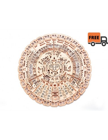 3D Wooden Puzzle - Mayan Calendar
