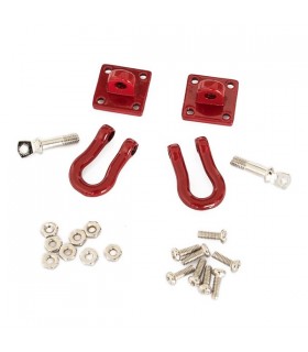 Towing shackle with plates