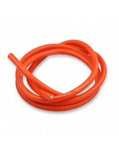 14 AWG red silicone cable.
