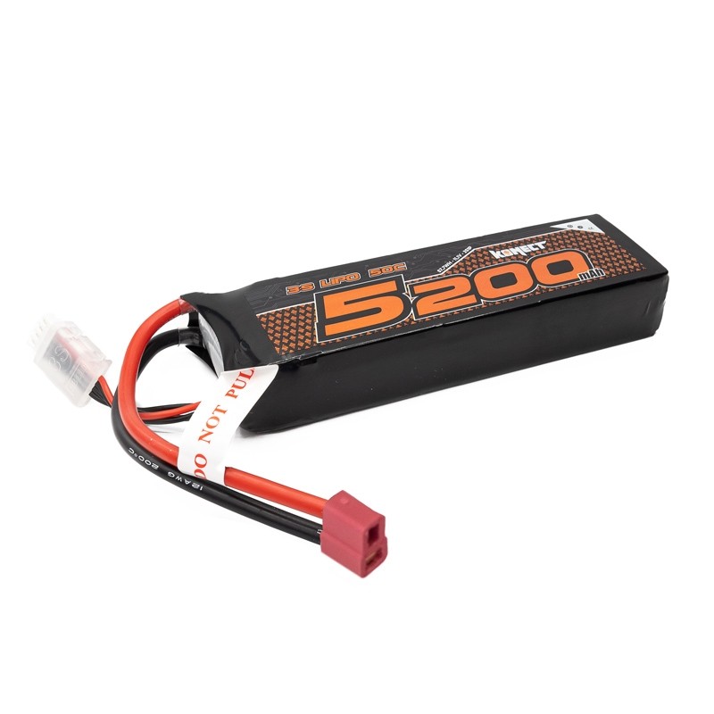Batería Konect Lipo 5200mah11.1V 50C 3S1P 57.7Wh bash (EC5)