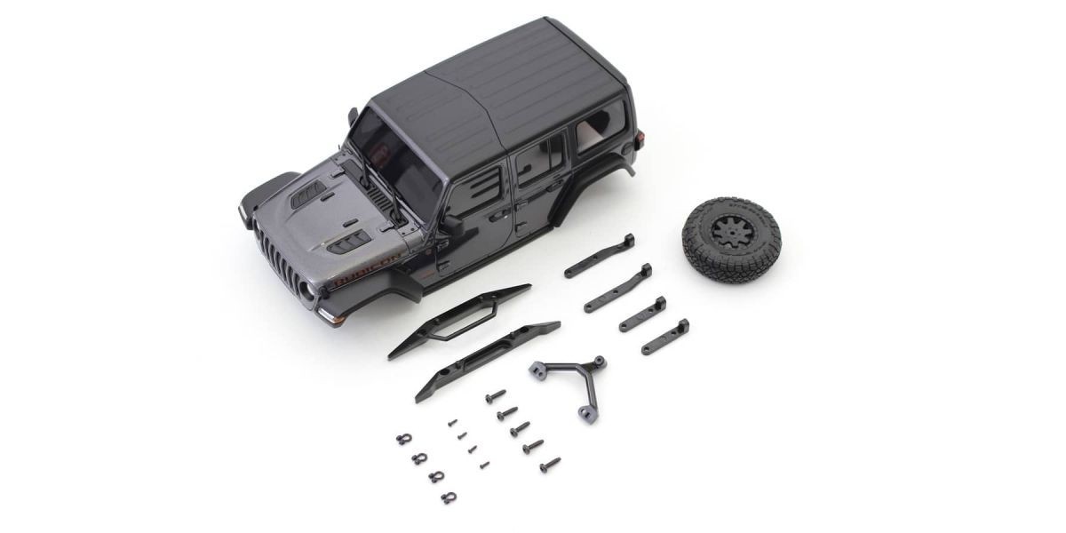 Jeep Wrangler Rubicon Mini-Z 4X4 MX01 Gray Body