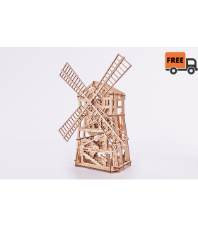 3D Wooden Puzzle - Windmill