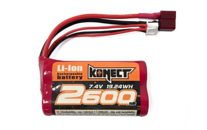 Konect Li-Ion 7.4V 2600 mAh 15C
