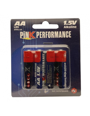 Pink Performance Alkaline AA 1.5V R6...