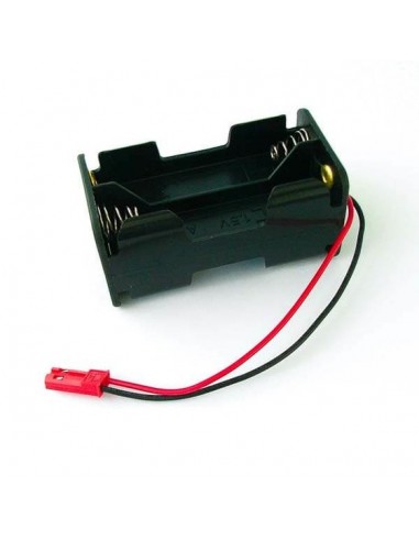 Portapilas AA con conector Bec