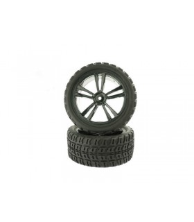 Complete rear wheels with...