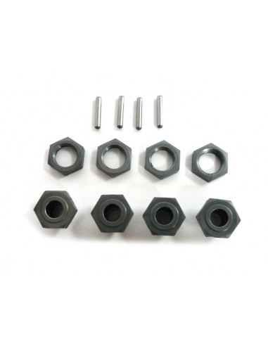 Aluminum wheel sockets with nuts and...